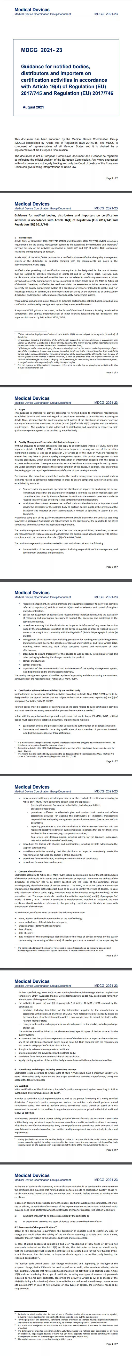 歐盟MDR和IVDR的分銷商和進(jìn)口商的質(zhì)量體系如何審批？(圖2)