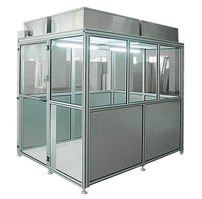 鋼化玻璃潔凈棚效果圖