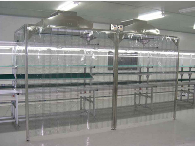 三十萬(wàn)級(jí)十萬(wàn)級(jí)萬(wàn)級(jí)潔凈棚安裝效果圖